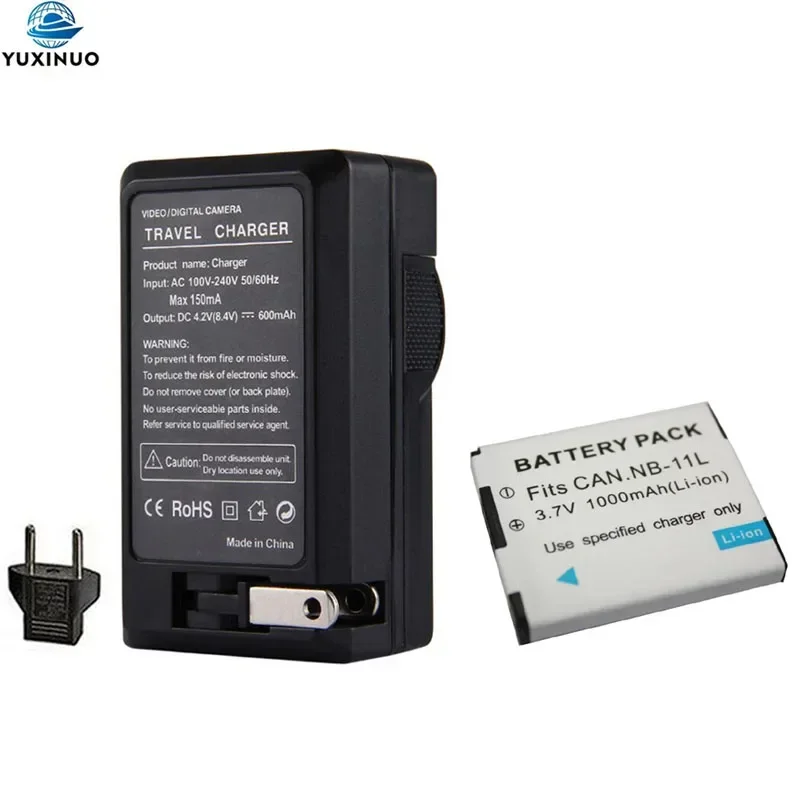 1000mAh NB-11L NB11L Battery + AC Charger For Canon PowerShot SX430 SX420 SX410 SX400 IS IXUS 285 275 265 HS IXUS 190 185 180
1000mAh NB-11L NB11L Battery + AC Charger For Canon PowerShot SX430 SX420 SX410 SX400 IS IXUS 285 275 265 HS IXUS 190 185 180