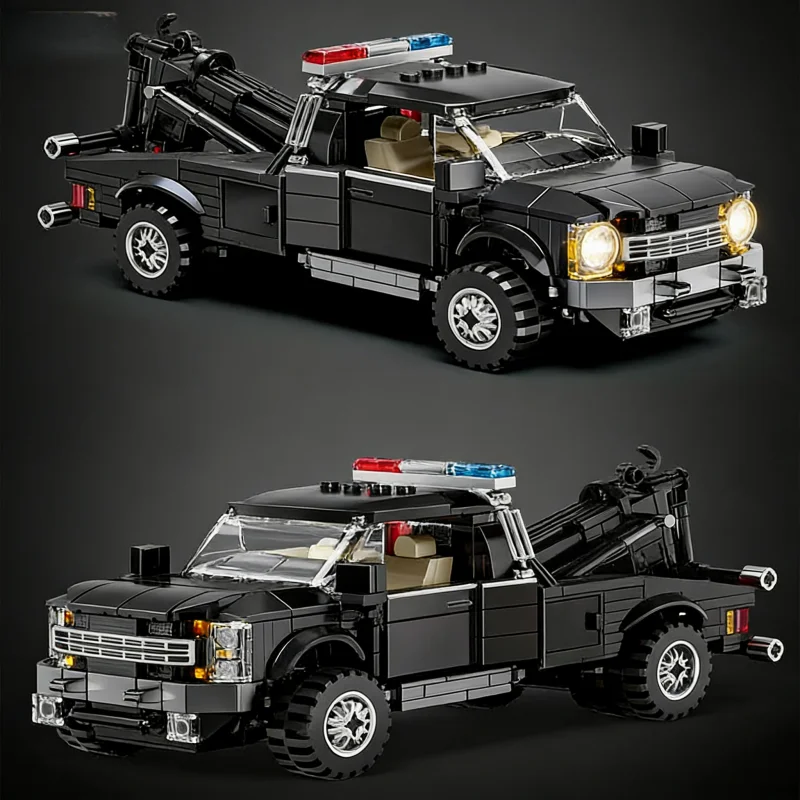 Police Tow Truck Building Block Set | Rescue Tow Truck Model with Boom Arm STEM Toy
Police Tow Truck Building Block Set | Rescue Tow Truck Model with Boom Arm STEM Toy