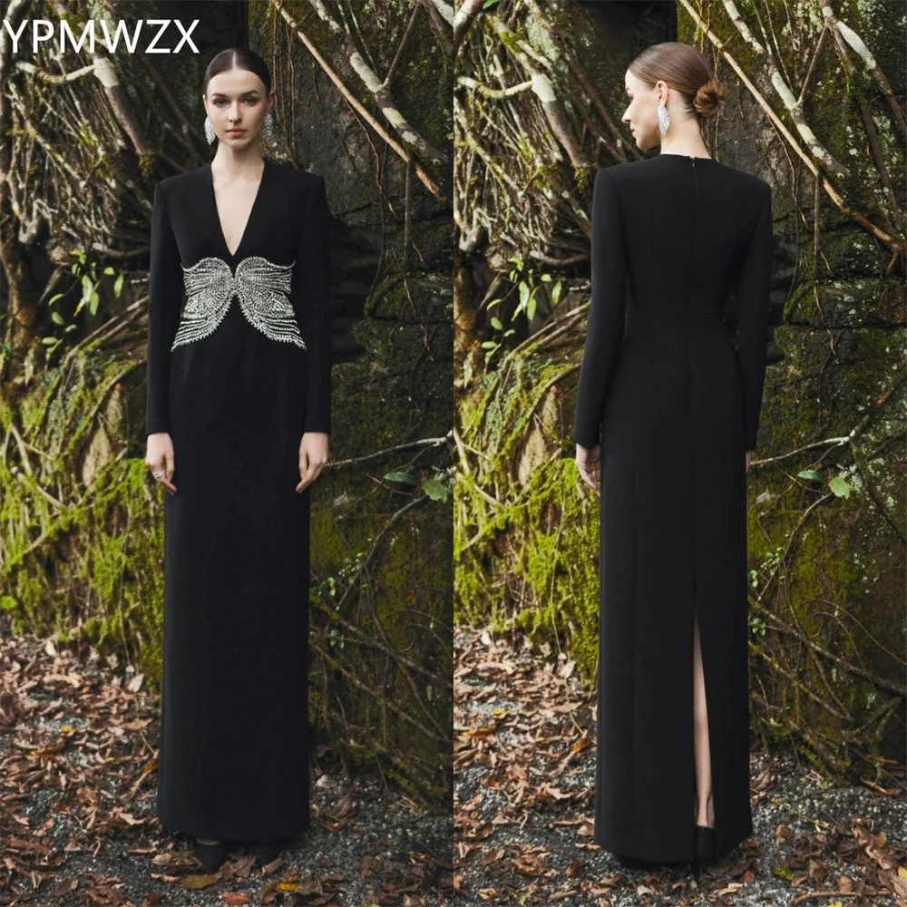 Customized Prom Gown Evening Women Formal Dress YPMWZX V-neck Column Floor Length Skirts Bead Bespoke Occasion Dresses Party Occ
Customized Prom Gown Evening Women Formal Dress YPMWZX V-neck Column Floor Length Skirts Bead Bespoke Occasion Dresses Party Occ
