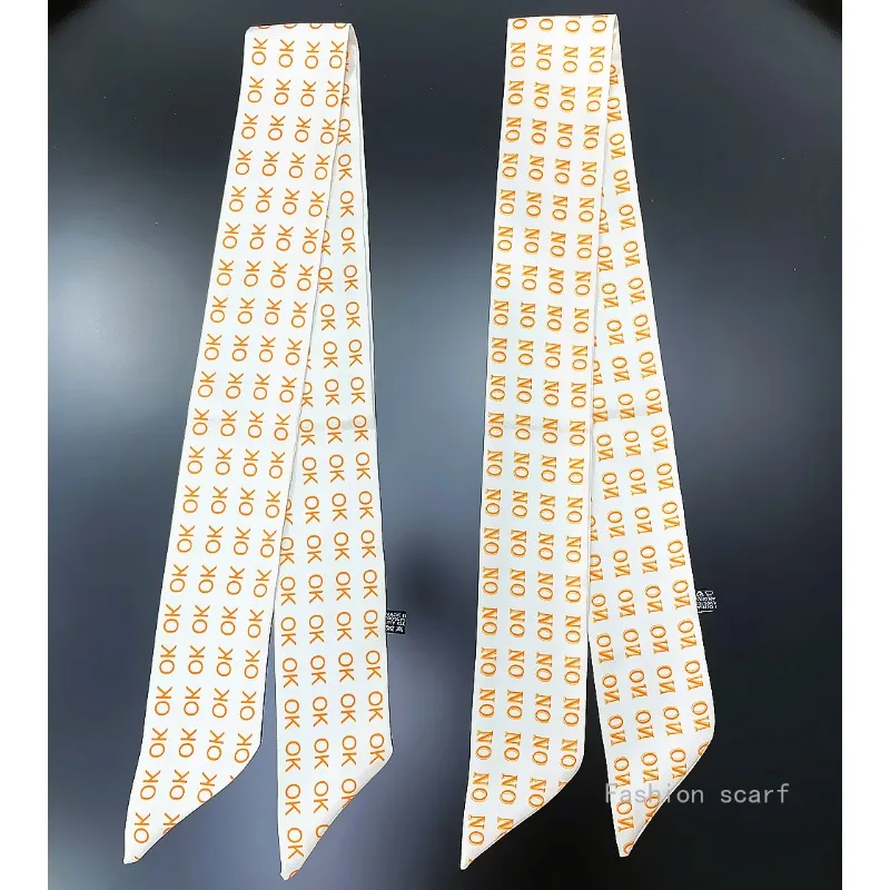 All-Purpose Women Scarf Taro Design Geometric Letters Decoration Ribbon Hair Band Necktie Gift Present Bag Strap Accessories
All-Purpose Women Scarf Taro Design Geometric Letters Decoration Ribbon Hair Band Necktie Gift Present Bag Strap Accessories