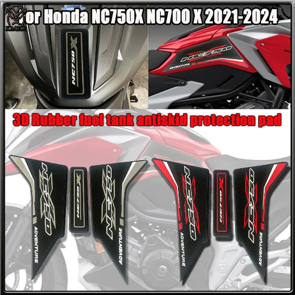 NC750X For Honda tank Anti slip stickers decal 3D Rubber fuel tank protection pad Knee Fuel Oil Kit 2021 2022 2023 2024
NC750X For Honda tank Anti slip stickers decal 3D Rubber fuel tank protection pad Knee Fuel Oil Kit 2021 2022 2023 2024
