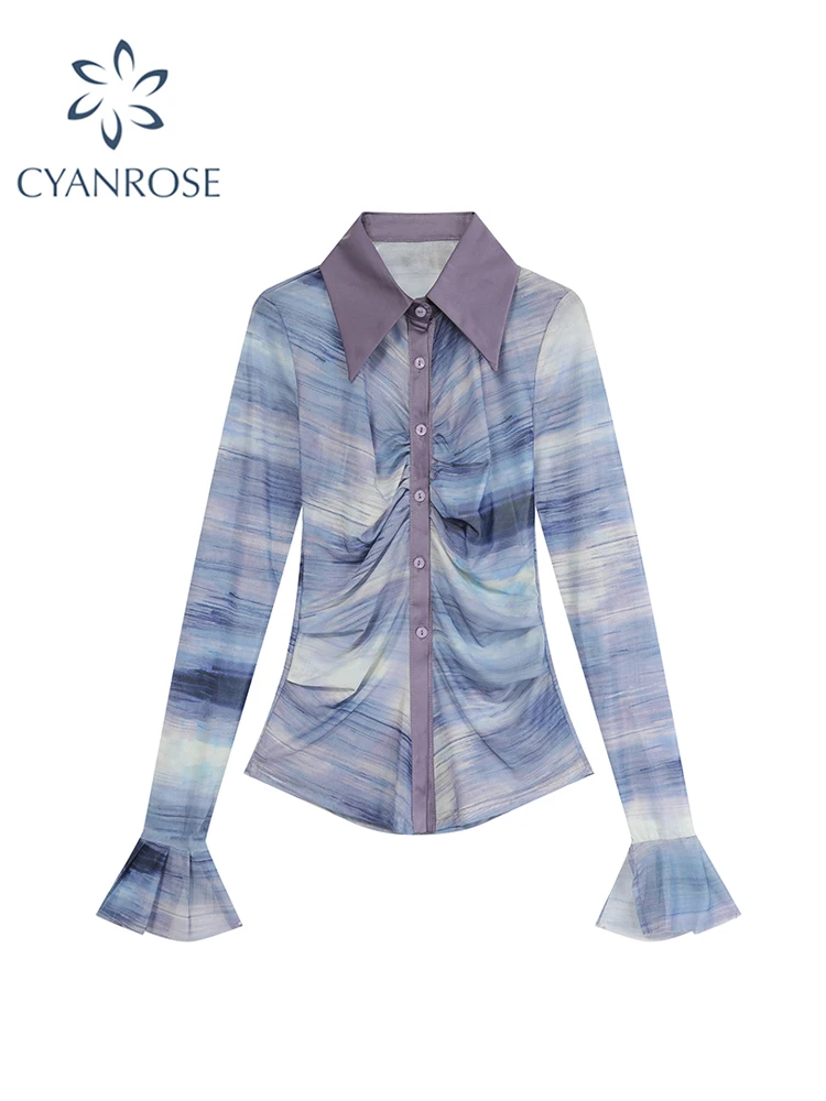 Women Purple Striped Shirts and Blouses Y2k 90s Vintage Korean Harajuku 2000s Elegant Long Sleeve Shirt Top 2023 Clothes Autumn
Women Purple Striped Shirts and Blouses Y2k 90s Vintage Korean Harajuku 2000s Elegant Long Sleeve Shirt Top 2023 Clothes Autumn
