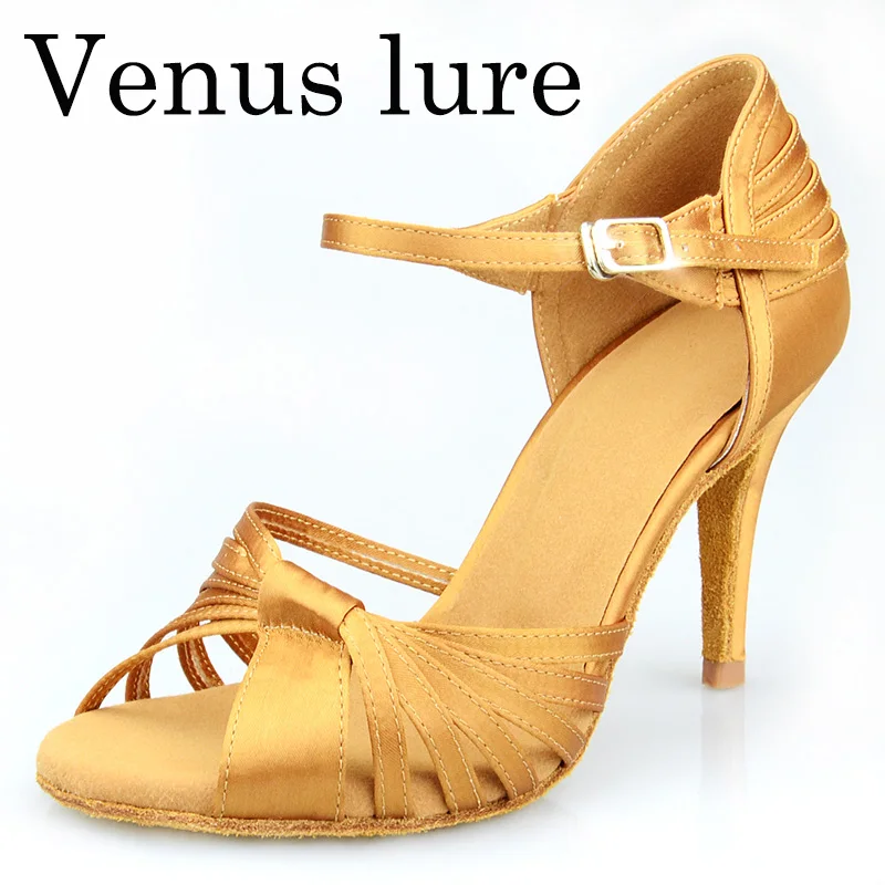 New Arrival Classical Women Dance Shoes Soft 8.5CM Heeled Latin Salsa Ballroom Tango Shoes Gril Brown Satin Party Dance Shoe OEM
New Arrival Classical Women Dance Shoes Soft 8.5CM Heeled Latin Salsa Ballroom Tango Shoes Gril Brown Satin Party Dance Shoe OEM