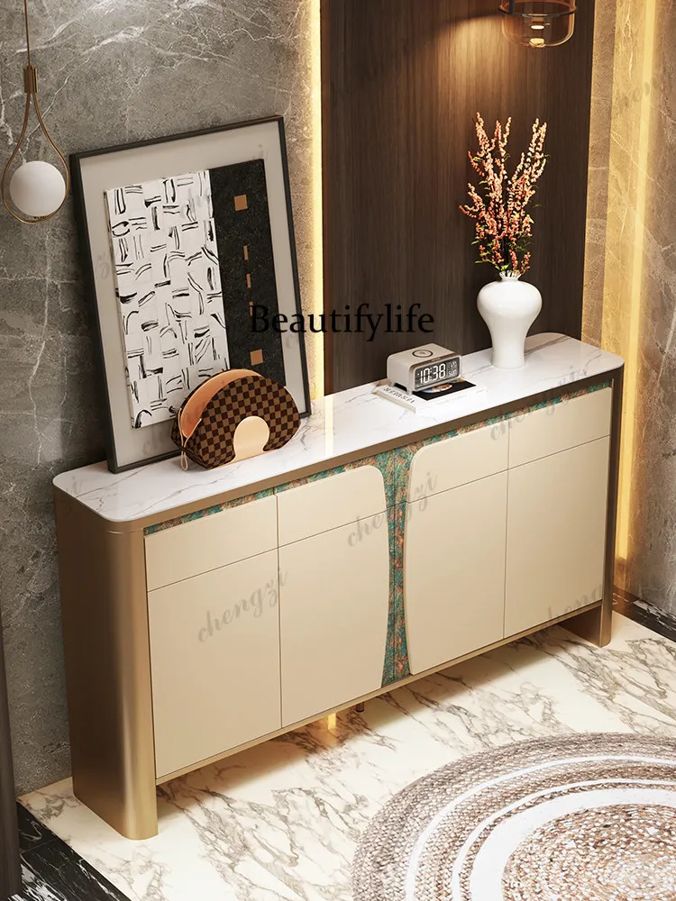 Italian light luxury shoe cabinet, new model, solid wood porch cabinet integrated into the door, household wall locker
Italian light luxury shoe cabinet, new model, solid wood porch cabinet integrated into the door, household wall locker