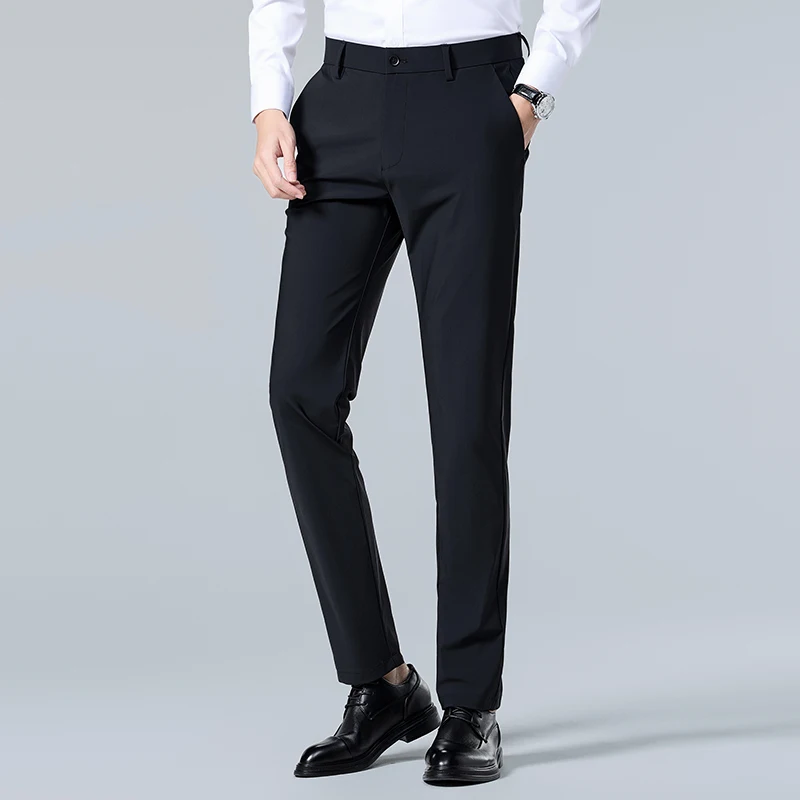 Male Smart Casual Pants Stretchy Sports Men's Fast Dry Trousers Spring Autumn Full Length Straight Office Black New Work Pants
Male Smart Casual Pants Stretchy Sports Men's Fast Dry Trousers Spring Autumn Full Length Straight Office Black New Work Pants