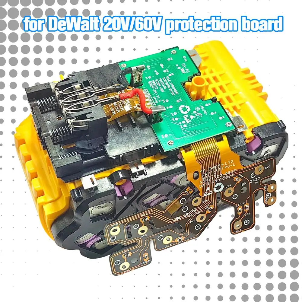 FOR DCB609 20V/60V Universal Protection Board Lithium Protection Battery Circuit Charging Board H4E1
FOR DCB609 20V/60V Universal Protection Board Lithium Protection Battery Circuit Charging Board H4E1