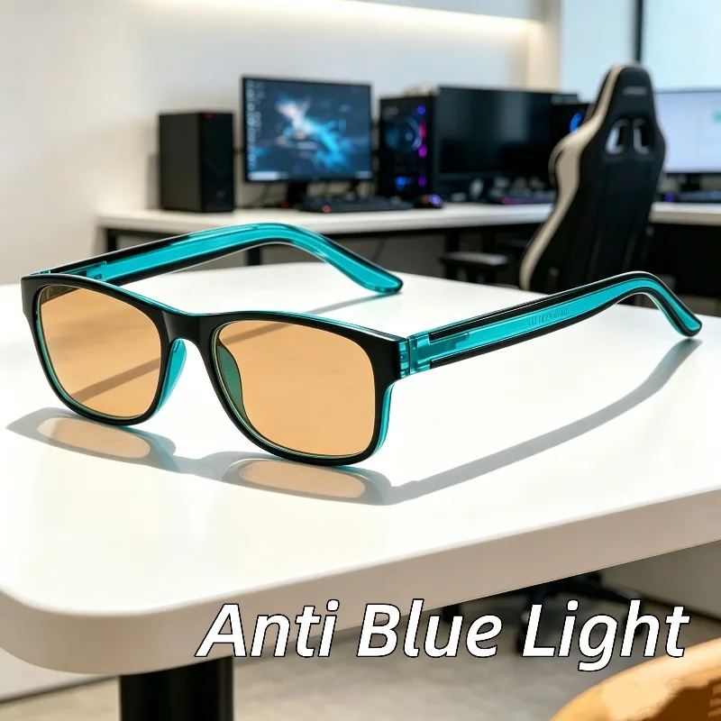 New Fashion Retro Square Frame Anti Blue Light Glasses Unisex Outdoor HD Ultra Light Eyeglasses Tea Blue Purple Lens Eyewear
New Fashion Retro Square Frame Anti Blue Light Glasses Unisex Outdoor HD Ultra Light Eyeglasses Tea Blue Purple Lens Eyewear