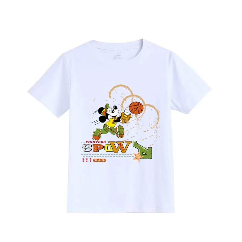 Children's Short-sleeved Fashion T-shirt Disney Mickey Summer Wear Loose Cotton Cute Niche Design
Children's Short-sleeved Fashion T-shirt Disney Mickey Summer Wear Loose Cotton Cute Niche Design