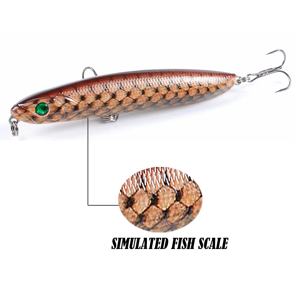 New Sinking Pencil Fishing Lure 9.6cm 18.1g Ultra Long Cast Bionic Plastic Hard Bait Sharp Hook Freshwater Saltwater Bass Tackle
New Sinking Pencil Fishing Lure 9.6cm 18.1g Ultra Long Cast Bionic Plastic Hard Bait Sharp Hook Freshwater Saltwater Bass Tackle