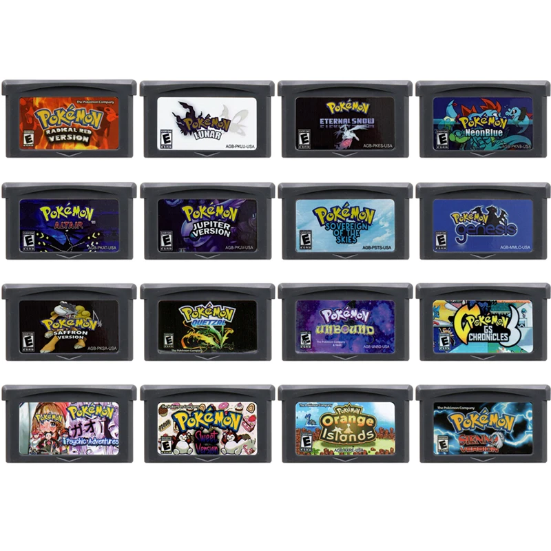 Игровой картридж GBA, серия Pokemon, радикальные красные оранжевые острова, психоческие приключения, безbound Jupiter, 32-битная консольная карта для видеоигр
Игровой картридж GBA, серия Pokemon, радикальные красные оранжевые острова, психоческие приключения, безbound Jupiter, 32-битная консольная карта для видеоигр