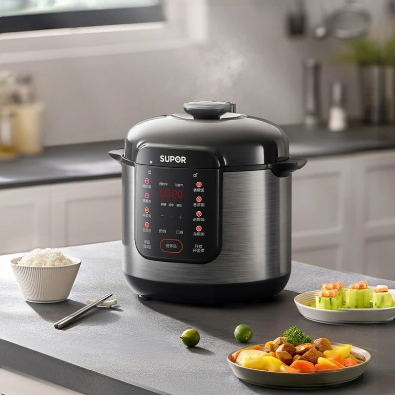 6L Large Capacity Electric Pressure Cooker, Household Fully Automatic Multifunctional Pressure Rice Cooker
6L Large Capacity Electric Pressure Cooker, Household Fully Automatic Multifunctional Pressure Rice Cooker