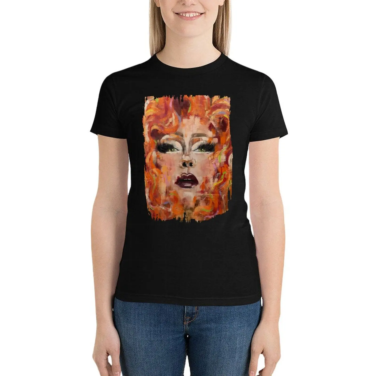 Jizzelle Distressed Oil Painting T-Shirt summer tops summer clothes aesthetic clothes cute tops womans clothing
Jizzelle Distressed Oil Painting T-Shirt summer tops summer clothes aesthetic clothes cute tops womans clothing