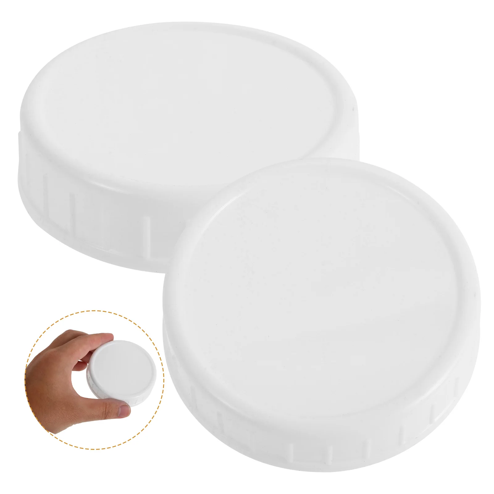 10 pcs Plastic Lids Mason Jar Covers Reusable Seal Caps Silicone Seals Airtight Leakproof Food Storage For Spices Dried Fruits
10 pcs Plastic Lids Mason Jar Covers Reusable Seal Caps Silicone Seals Airtight Leakproof Food Storage For Spices Dried Fruits