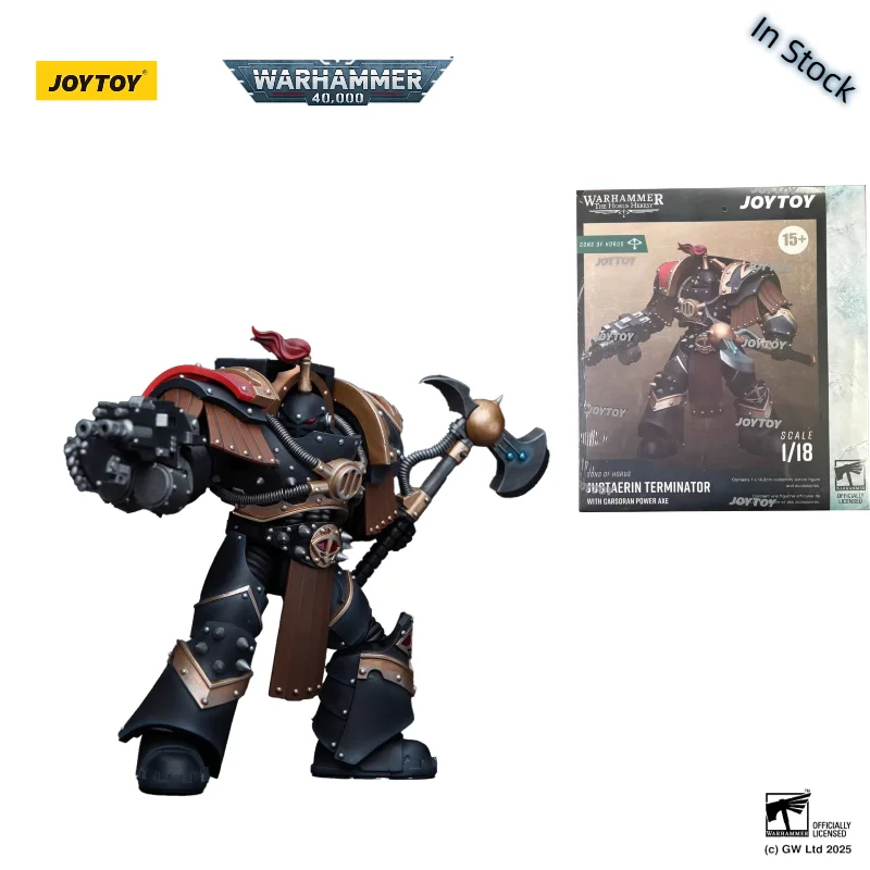 In Stock 1:18 Scale JOYTOY 40K Sons of Horus Justaerin Terminator with Carsoran Power Axe JT9718 Action Figure Anime Model
In Stock 1:18 Scale JOYTOY 40K Sons of Horus Justaerin Terminator with Carsoran Power Axe JT9718 Action Figure Anime Model