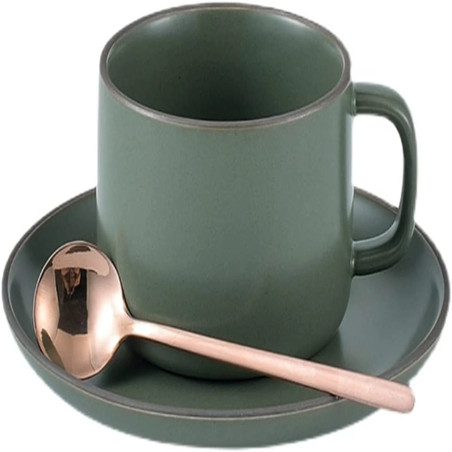 Luxurious and stylish ceramic coffee mug set with elegant 230ml capacity - includes tea cup, saucer, and spoon. Comfortable hand
Luxurious and stylish ceramic coffee mug set with elegant 230ml capacity - includes tea cup, saucer, and spoon. Comfortable hand