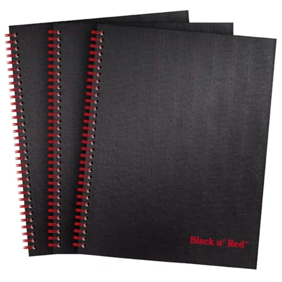 Notebooks Business Journals 3 Pack 11" x 8-1/2" 70 Sheets Ruled Optik Paper Scribzee App Hardcover Wirebound Black 400123488
Notebooks Business Journals 3 Pack 11" x 8-1/2" 70 Sheets Ruled Optik Paper Scribzee App Hardcover Wirebound Black 400123488