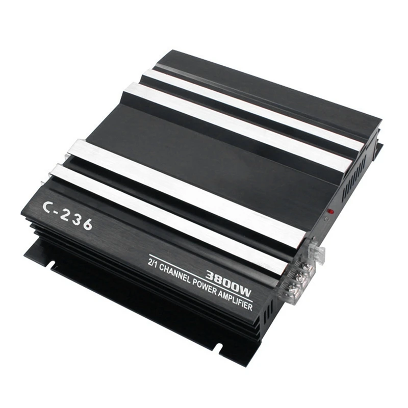 3800W High Power Car Sound Amplifier 2-Channel Car 12V Amplifier Stereo Car Audio Receiver Parts For Car Audio Modification
3800W High Power Car Sound Amplifier 2-Channel Car 12V Amplifier Stereo Car Audio Receiver Parts For Car Audio Modification