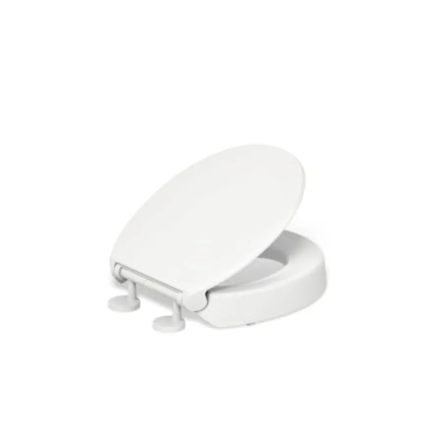 25876-0 Hyten 3" Height Elevated Soft Close Toilet Seat Contoured Seat with Grip-Tight Bumpers Quick-Attach Hardware
25876-0 Hyten 3" Height Elevated Soft Close Toilet Seat Contoured Seat with Grip-Tight Bumpers Quick-Attach Hardware