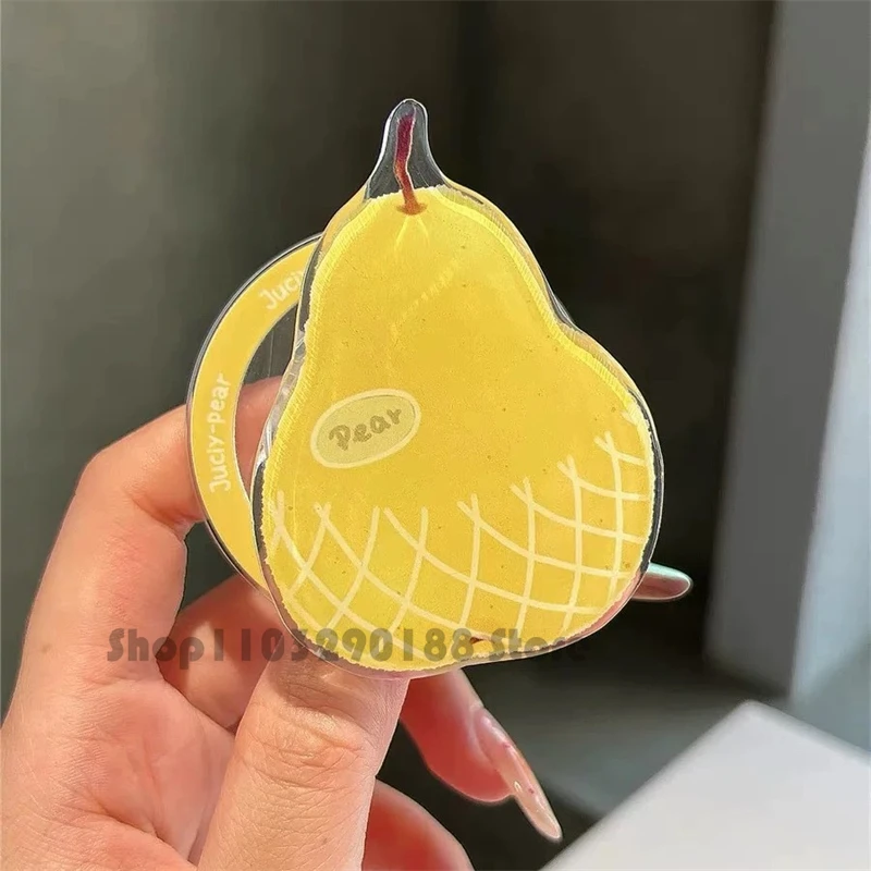 Korean Cute Cartoon Pear Magnetic Phone Holder Grip Tok Griptok Phone Stand Holder Support For iPhone For Pad Magsafe Smart Tok
Korean Cute Cartoon Pear Magnetic Phone Holder Grip Tok Griptok Phone Stand Holder Support For iPhone For Pad Magsafe Smart Tok