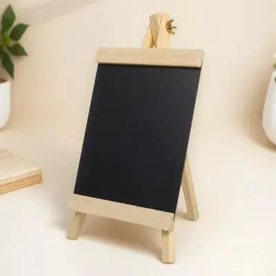Medium Wooden Chalkboard Sign with Sturdy Easel Stand for Tabletop Display Wedding Shower Kitchen Menu Board Easy Wipe Clean
Medium Wooden Chalkboard Sign with Sturdy Easel Stand for Tabletop Display Wedding Shower Kitchen Menu Board Easy Wipe Clean