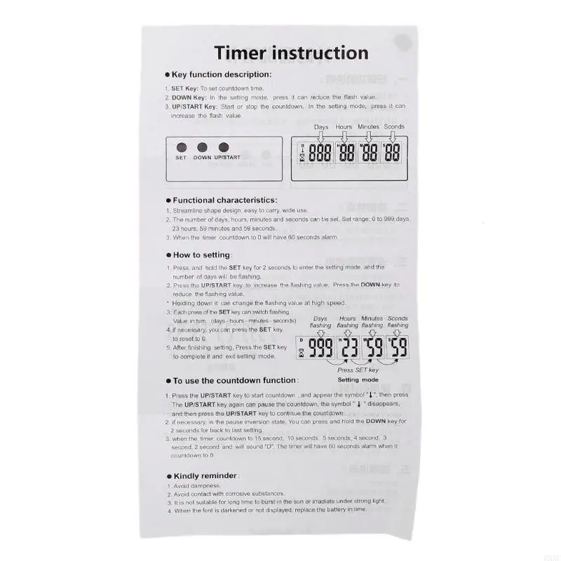 2025 New Portable Days Countdown Clock LCD Digital Screen Kitchen Timer Event Reminde
2025 New Portable Days Countdown Clock LCD Digital Screen Kitchen Timer Event Reminde