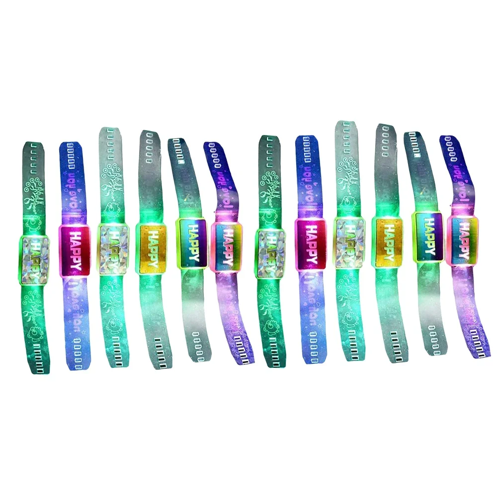 12 PCS Glitter Bracelet Luminous Bracelets Toys Concert Wristbands for Party Concerts
12 PCS Glitter Bracelet Luminous Bracelets Toys Concert Wristbands for Party Concerts