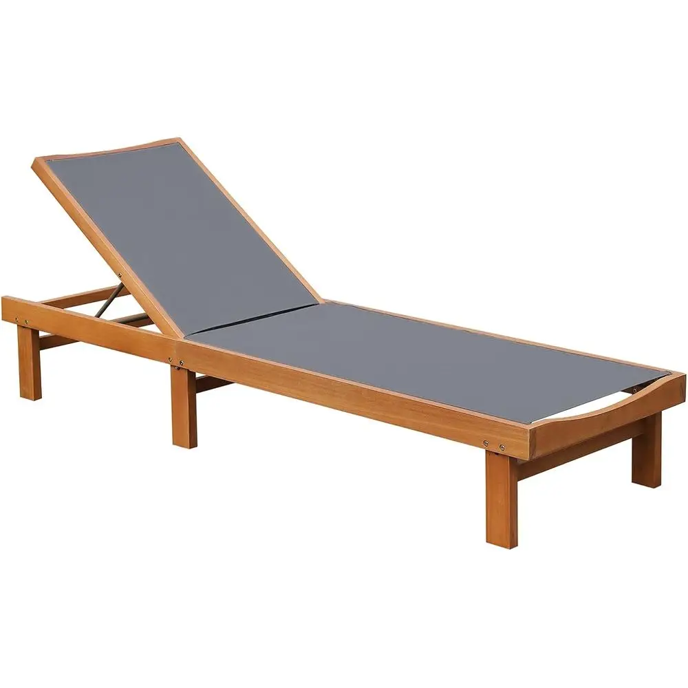 Wood Lounge Chair Outdoor, Patio Chaise Lounger with 5 Position Adjustable Back, Eucalyptus Wood Reclining Lounge Chair with Bre
Wood Lounge Chair Outdoor, Patio Chaise Lounger with 5 Position Adjustable Back, Eucalyptus Wood Reclining Lounge Chair with Bre