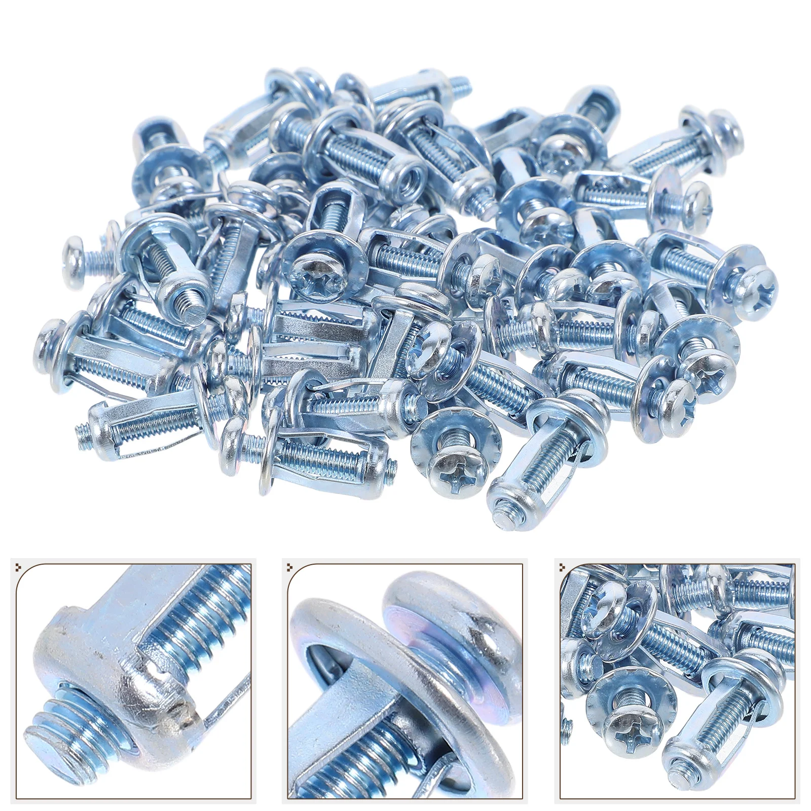 40pcs Petal Expansion Screws Galvanized Carbon Steel Hollow Wall Fixing Anchor For Home Renovation Industrial Use Iron Plastic
40pcs Petal Expansion Screws Galvanized Carbon Steel Hollow Wall Fixing Anchor For Home Renovation Industrial Use Iron Plastic