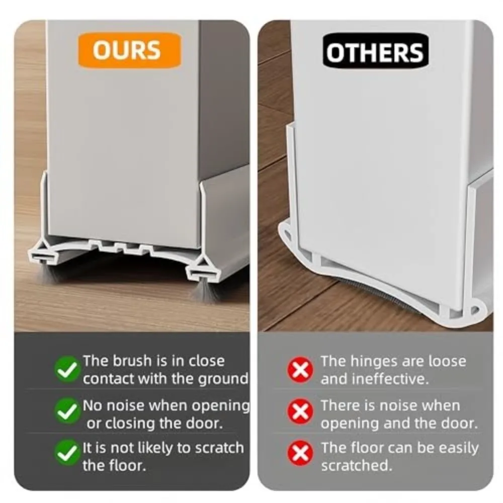 With Brushes Door Draft Stopper 96cm Dustproof Design Door Sweep Insect Prevention Soundproof Weather Stripping Home Improvement
With Brushes Door Draft Stopper 96cm Dustproof Design Door Sweep Insect Prevention Soundproof Weather Stripping Home Improvement