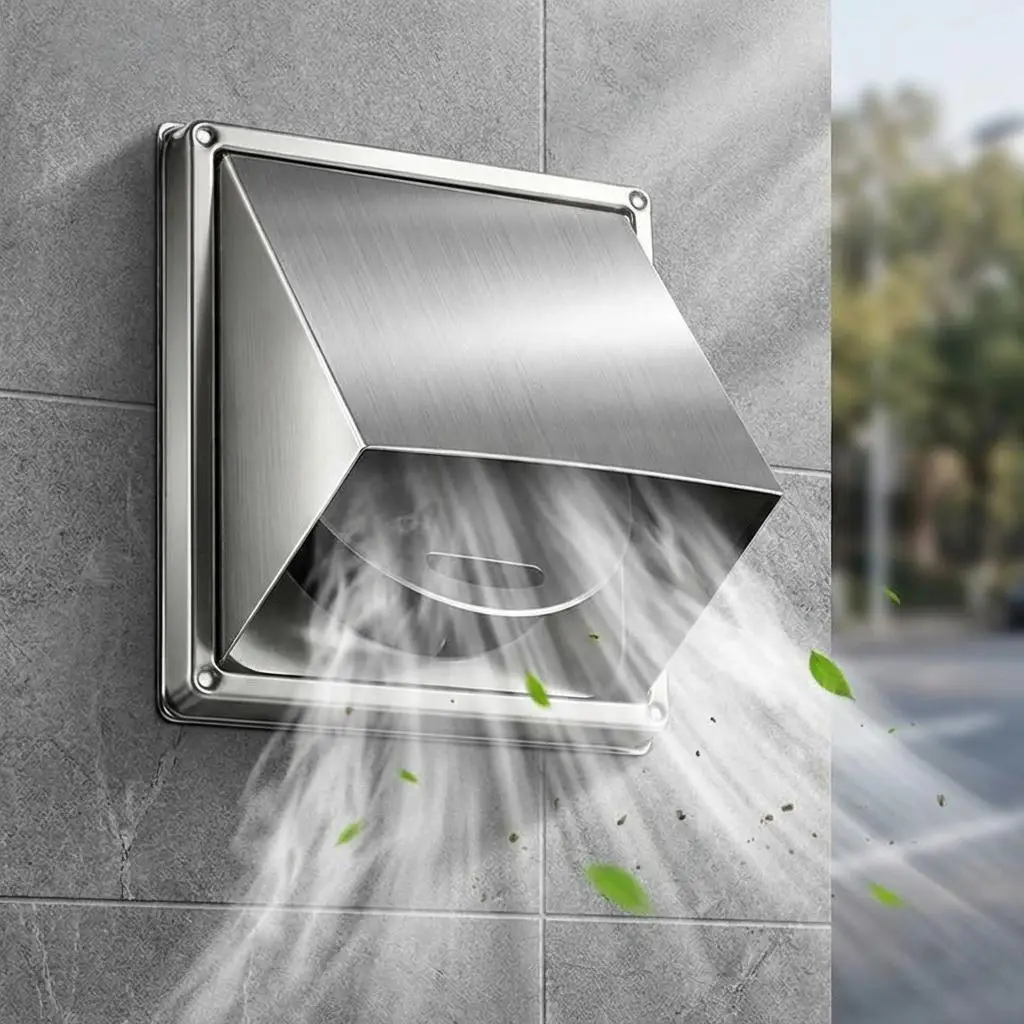 Exhaust Vent Hood Exhaust Installation Vent Duct Cover Ventilation Grille for Household Outside
Exhaust Vent Hood Exhaust Installation Vent Duct Cover Ventilation Grille for Household Outside
