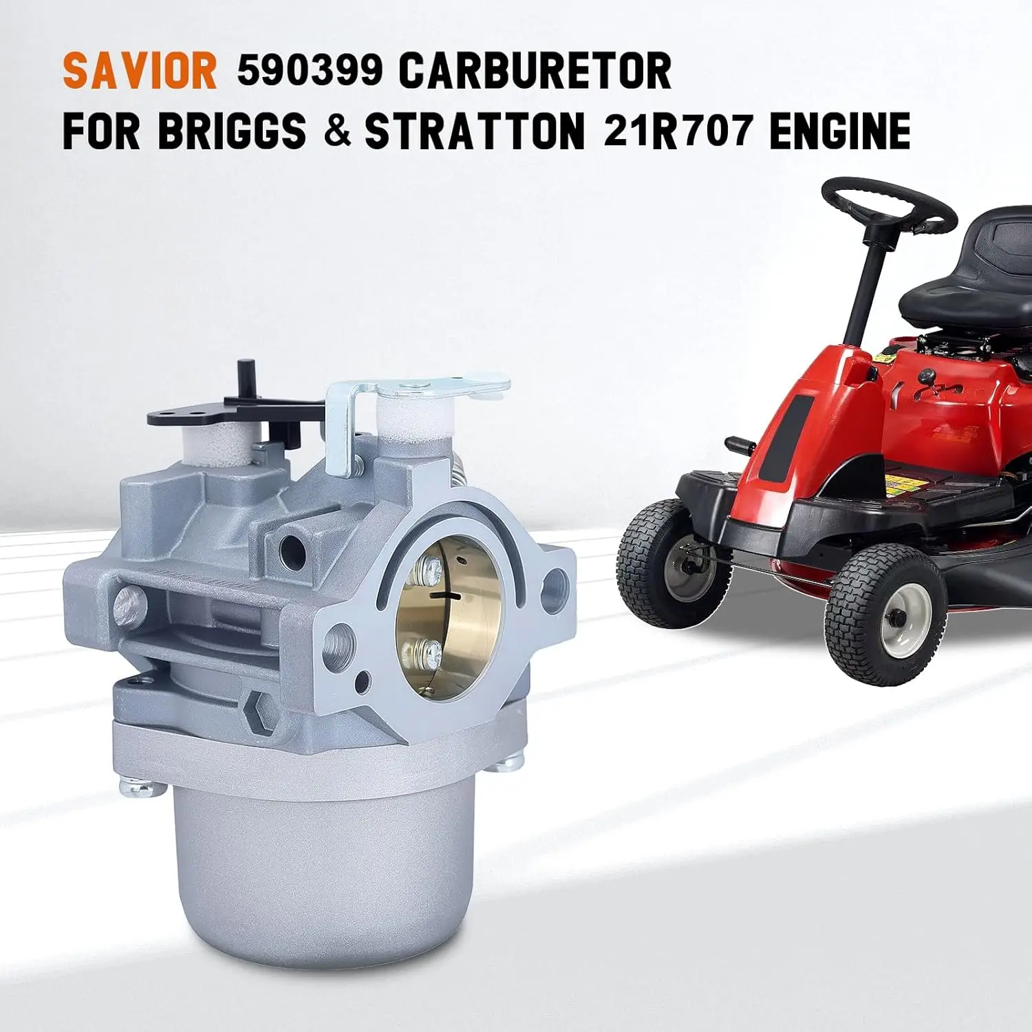 590399 796077 Carburetor for Brigg-s 21A707 21R707 21R777 21A907 21A977 CC760 Engine Lawn Mower with 796077
590399 796077 Carburetor for Brigg-s 21A707 21R707 21R777 21A907 21A977 CC760 Engine Lawn Mower with 796077