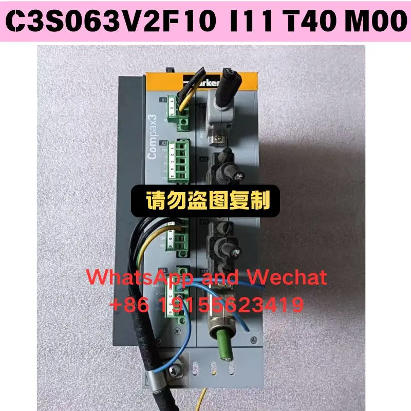 Б/у драйвер C3S063V2F10 I11 T40 M00, функциональный тест, ОК, быстрая доставка
Б/у драйвер C3S063V2F10 I11 T40 M00, функциональный тест, ОК, быстрая доставка