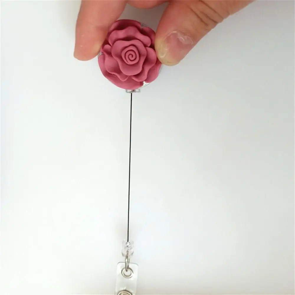 Cute Bow Flower Nurse Badge Reel Name Tag 3D Flora Retractable Badge Holder Resin ID Card Easy Pull Buckle Doctor Students
Cute Bow Flower Nurse Badge Reel Name Tag 3D Flora Retractable Badge Holder Resin ID Card Easy Pull Buckle Doctor Students