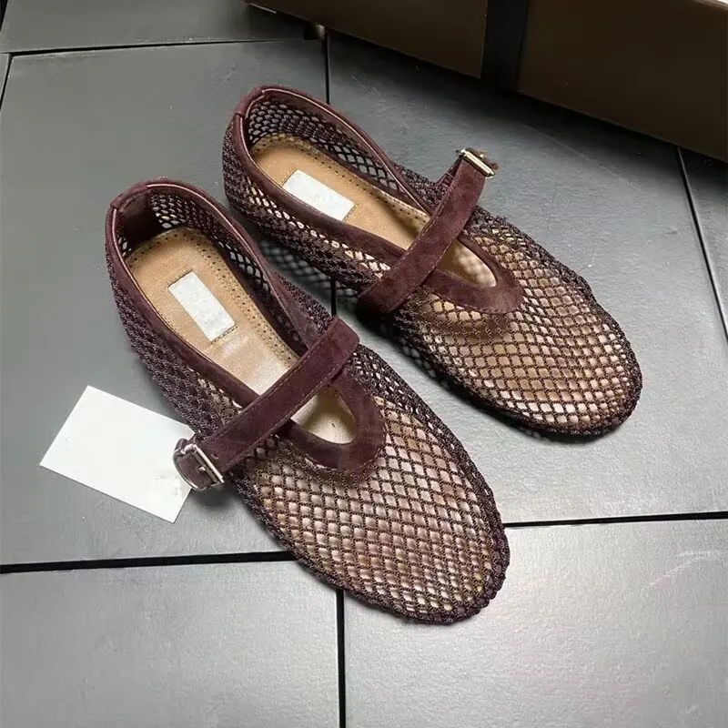Designer Brand Original French Fishing Net Ballet Shoes Mary Jane Women's Shoes Flat Flat Breathable Strap Single Shoes
Designer Brand Original French Fishing Net Ballet Shoes Mary Jane Women's Shoes Flat Flat Breathable Strap Single Shoes