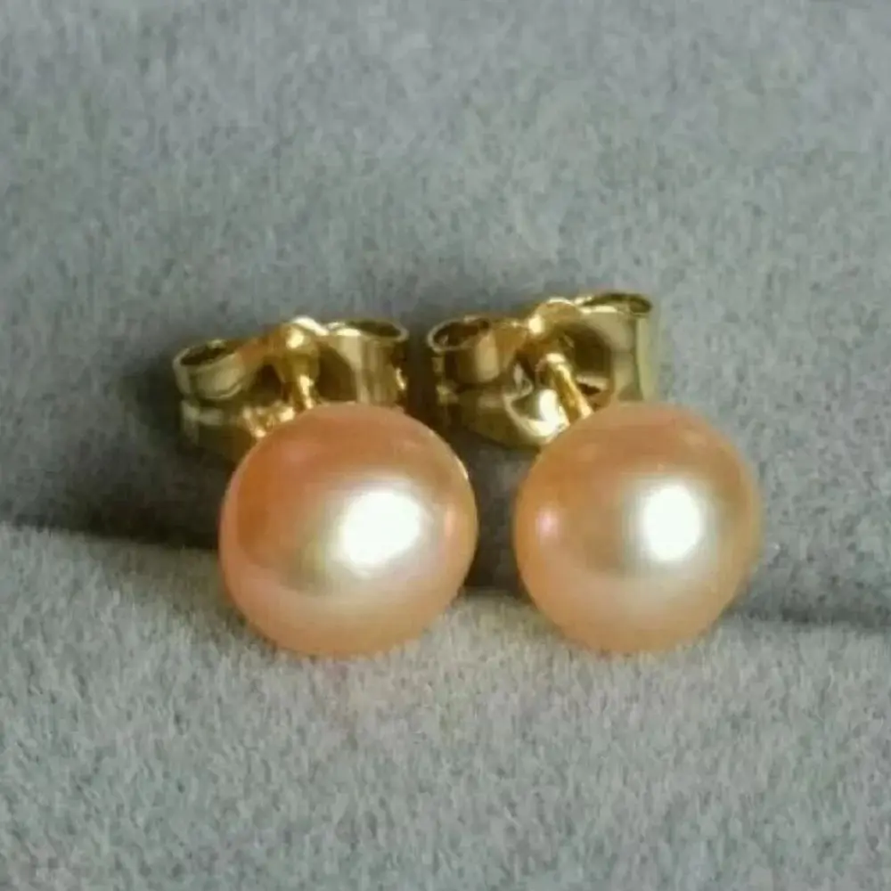 AAAA South Sea 6-7mm Pink Pearl Stud Women Earrings Freeshippings Items 14K GOLD
AAAA South Sea 6-7mm Pink Pearl Stud Women Earrings Freeshippings Items 14K GOLD