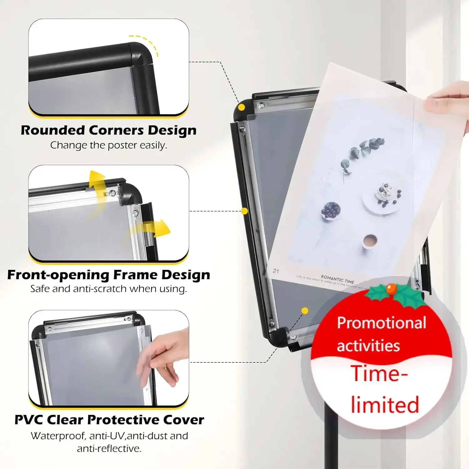 Sign Stands for Display 8.5 x 11 Inch, 8 Packs Adjustable Holder Stands, PedestalHolder with Heavy Duty Base for
Sign Stands for Display 8.5 x 11 Inch, 8 Packs Adjustable Holder Stands, PedestalHolder with Heavy Duty Base for