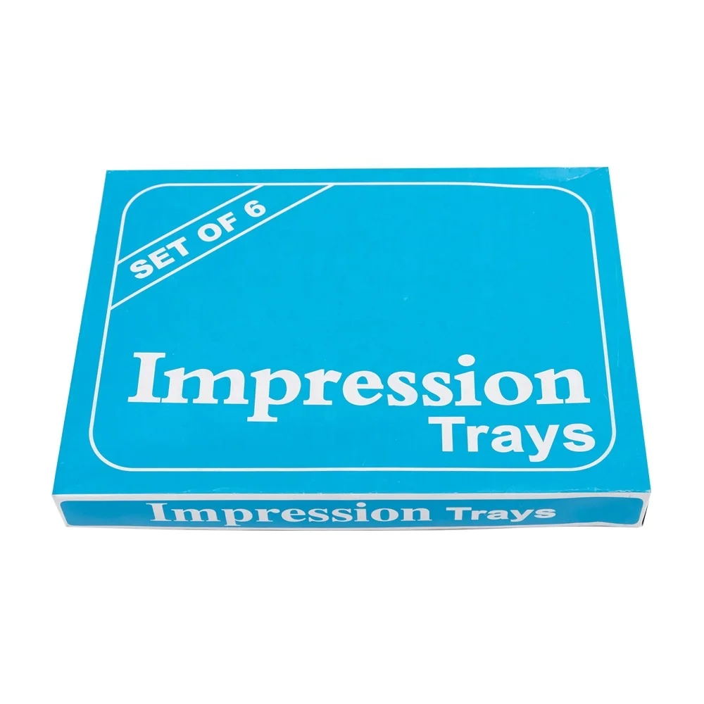 Set of 6 Dental Autoclavable Metal Impression Trays Stainless Steel Upper Lower Dental Perforated Impression Trays
Set of 6 Dental Autoclavable Metal Impression Trays Stainless Steel Upper Lower Dental Perforated Impression Trays