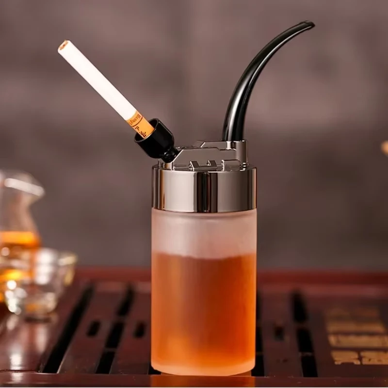 Sanded Glass Double-Use Water Pipe For Thick Smoke, Water-Filtered Tobacco Powder Water Pipe, Durable Pipe Tobacco Box
Sanded Glass Double-Use Water Pipe For Thick Smoke, Water-Filtered Tobacco Powder Water Pipe, Durable Pipe Tobacco Box