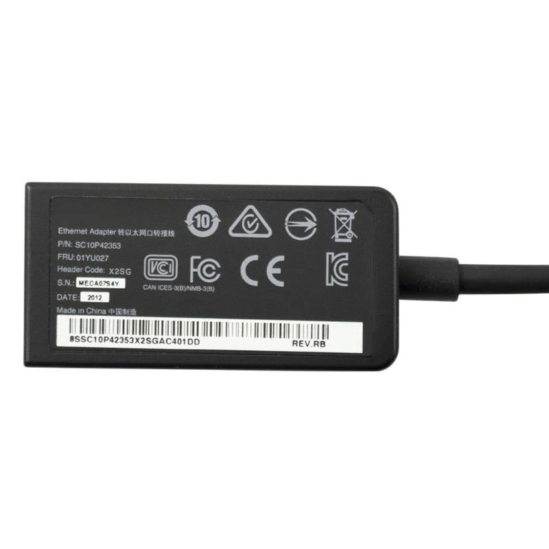 Адаптер расширения Ethernet Gen 2, конвертер RJ45 для ноутбуков X13 L13 T14 P14S P15S P43S P53S X390 4X90Q84427
Адаптер расширения Ethernet Gen 2, конвертер RJ45 для ноутбуков X13 L13 T14 P14S P15S P43S P53S X390 4X90Q84427