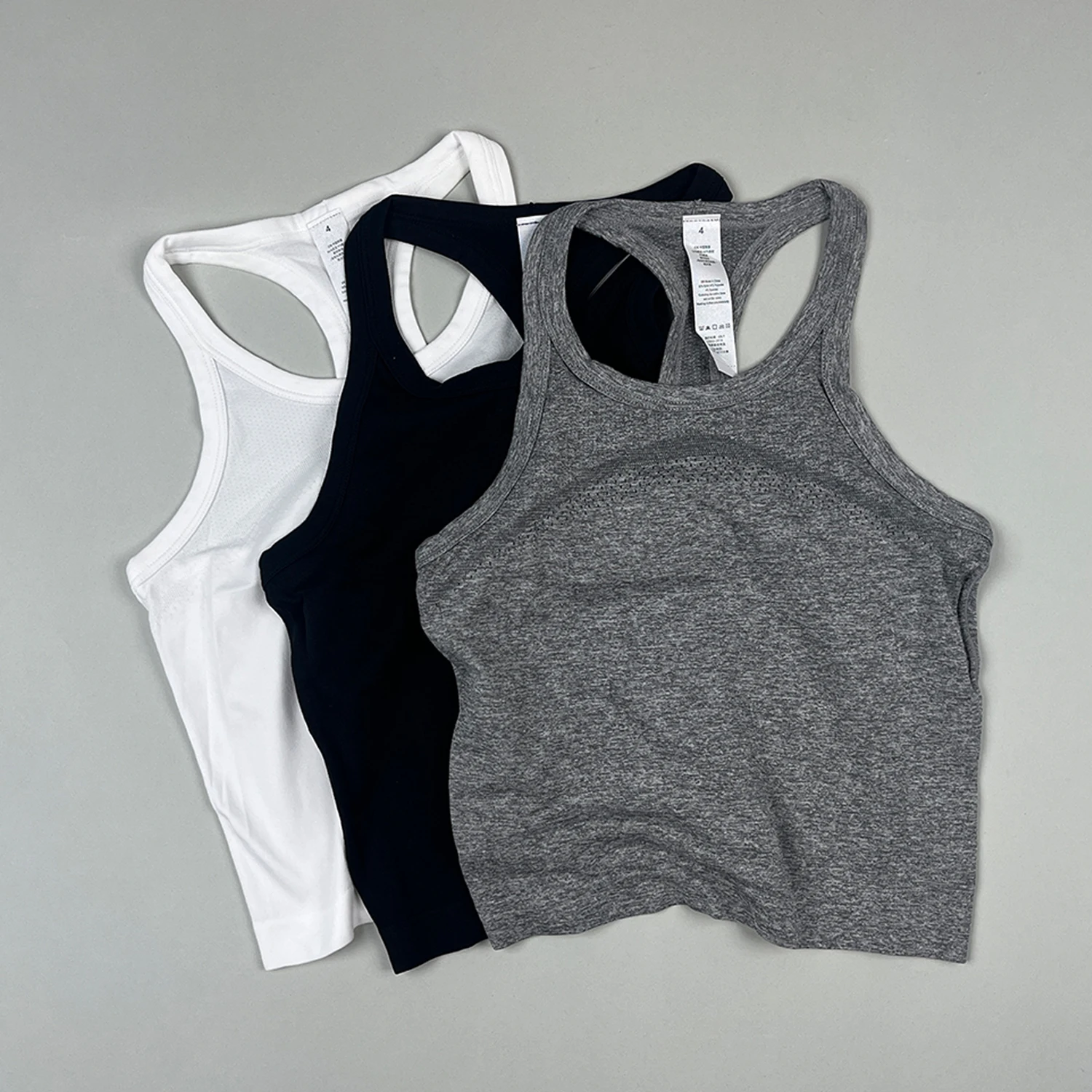 Seamless Backless Gym Top for Women Sleeveless Yoga Top Wet Breathable Fitness Sports Vest Tank Workout Clothes
Seamless Backless Gym Top for Women Sleeveless Yoga Top Wet Breathable Fitness Sports Vest Tank Workout Clothes