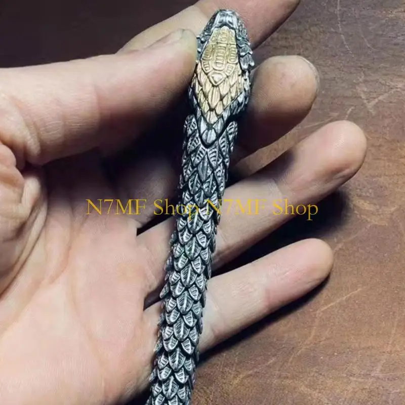 N7MF Прочный браслет из прочного сплава с гремучими змеями, портативный для повседневного или вечернего образа
N7MF Прочный браслет из прочного сплава с гремучими змеями, портативный для повседневного или вечернего образа