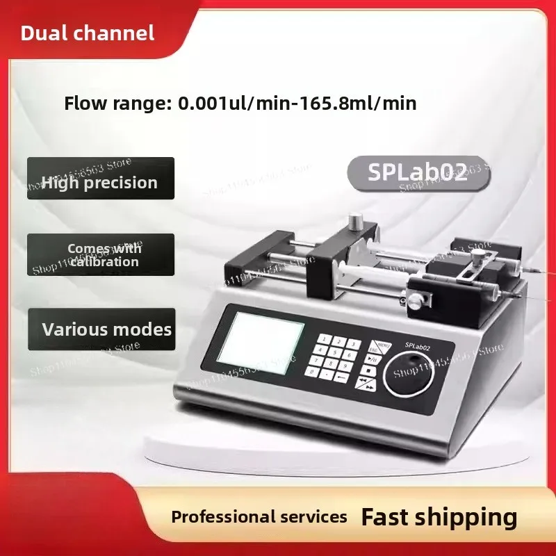 Лабораторный научный SPLab02 2-канальный немедицинский шприцевой инфузионный насос, быстрая доставка
Лабораторный научный SPLab02 2-канальный немедицинский шприцевой инфузионный насос, быстрая доставка
