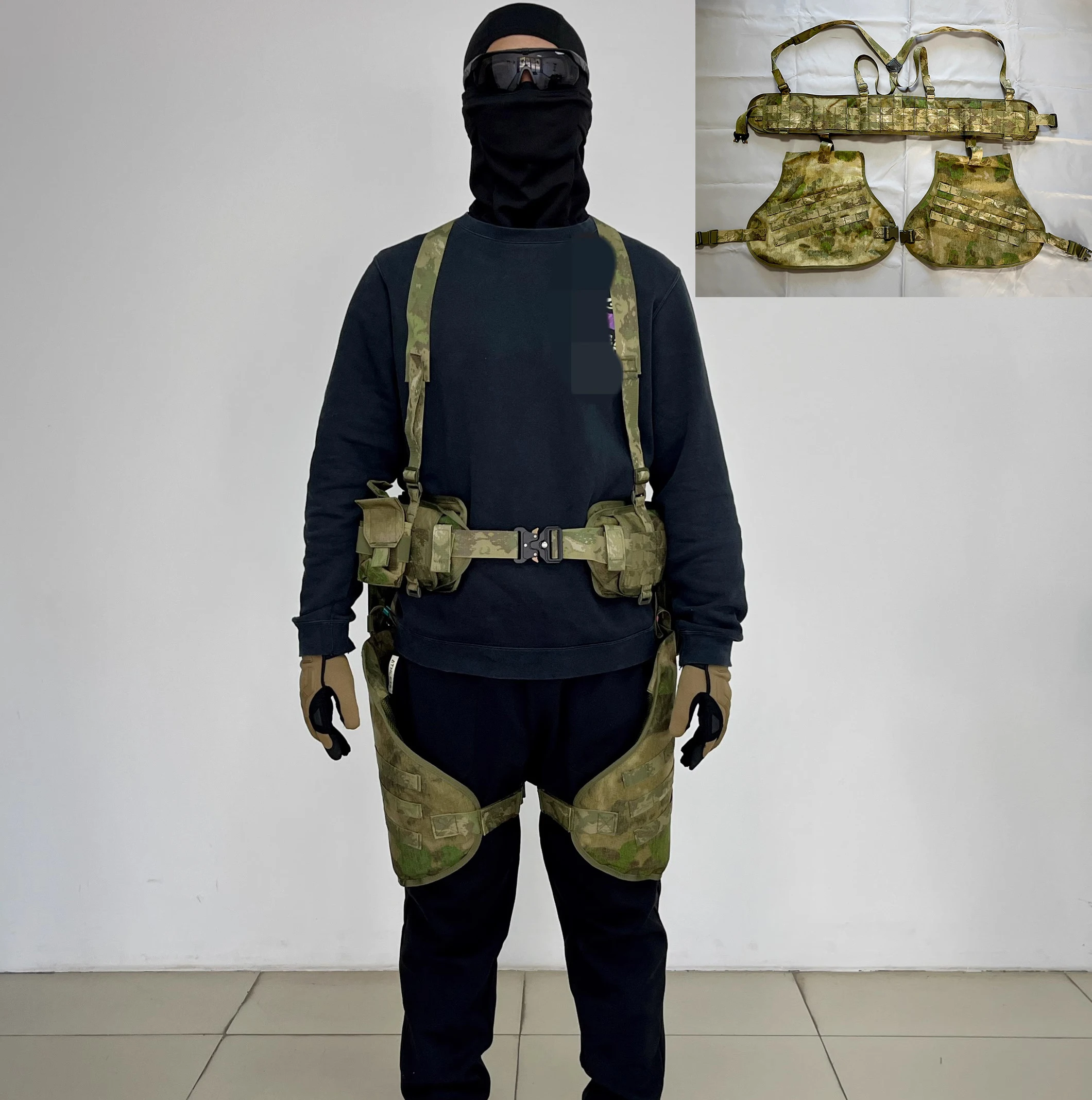 1000D Outdoor Russian Ruins Customized Camouflage Heavy Armor Tactical Waistband and Leg Guard Set Leg combat carrier Protection
1000D Outdoor Russian Ruins Customized Camouflage Heavy Armor Tactical Waistband and Leg Guard Set Leg combat carrier Protection