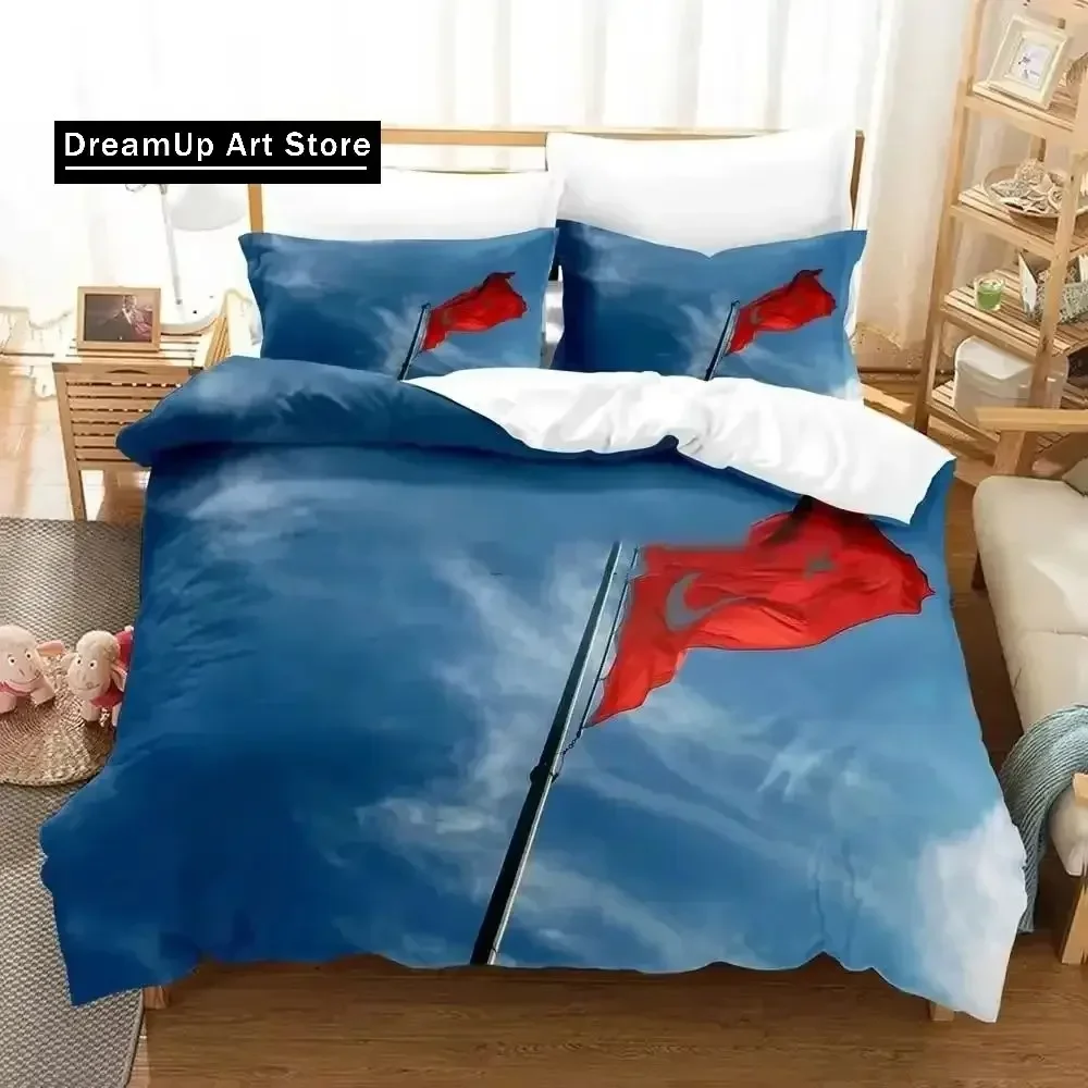 Fashion 3d Print Turkey Flag Bedding Set Duvet Cover Bed Set Quilt Cover Pillowcase Comforter king Queen Size Boys Adult Bedding
Fashion 3d Print Turkey Flag Bedding Set Duvet Cover Bed Set Quilt Cover Pillowcase Comforter king Queen Size Boys Adult Bedding