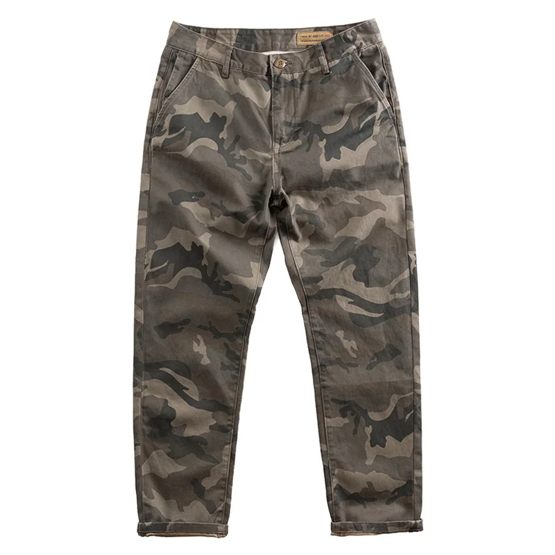 Camouflage Straight Pants for Men Casual Trousers High Quality 100% Cotton Youth American Vintage Male Workwear Cargo Streetwear
Camouflage Straight Pants for Men Casual Trousers High Quality 100% Cotton Youth American Vintage Male Workwear Cargo Streetwear