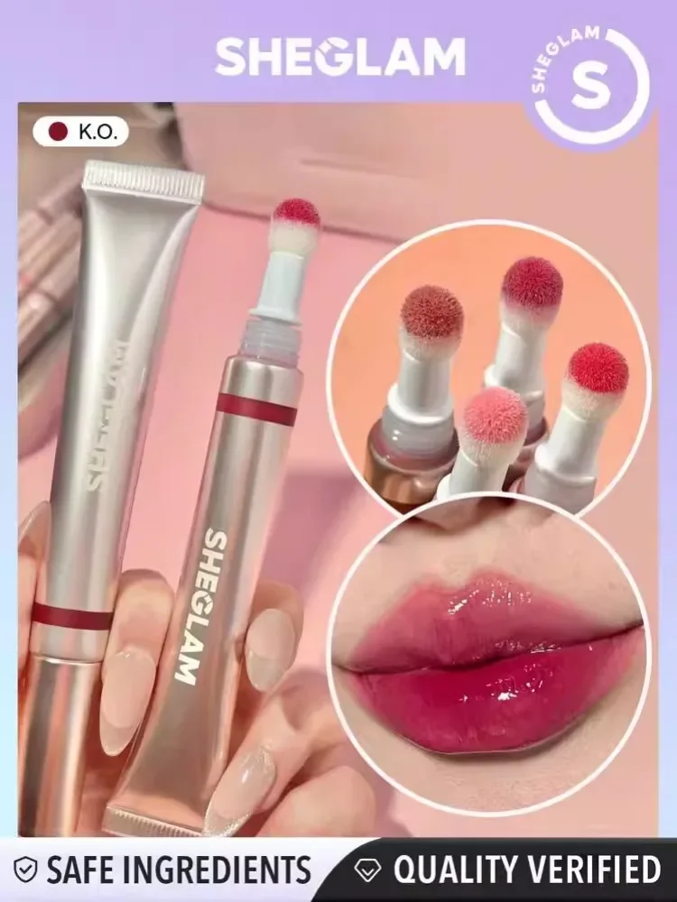 Sheglam Sponge Head Air Cushion Lip Gloss 10g Moisturise Lipstick Large Capacity Lip Glaze Original Rare-Beauty Makeup Cosmetics
Sheglam Sponge Head Air Cushion Lip Gloss 10g Moisturise Lipstick Large Capacity Lip Glaze Original Rare-Beauty Makeup Cosmetics