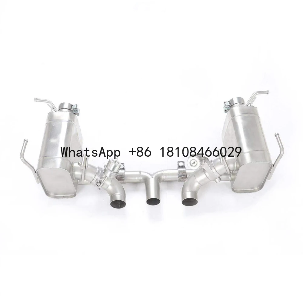 Полный комплект выхлопной системы Valvetronic из нержавеющей стали для Ferrari 458.
Полный комплект выхлопной системы Valvetronic из нержавеющей стали для Ferrari 458.