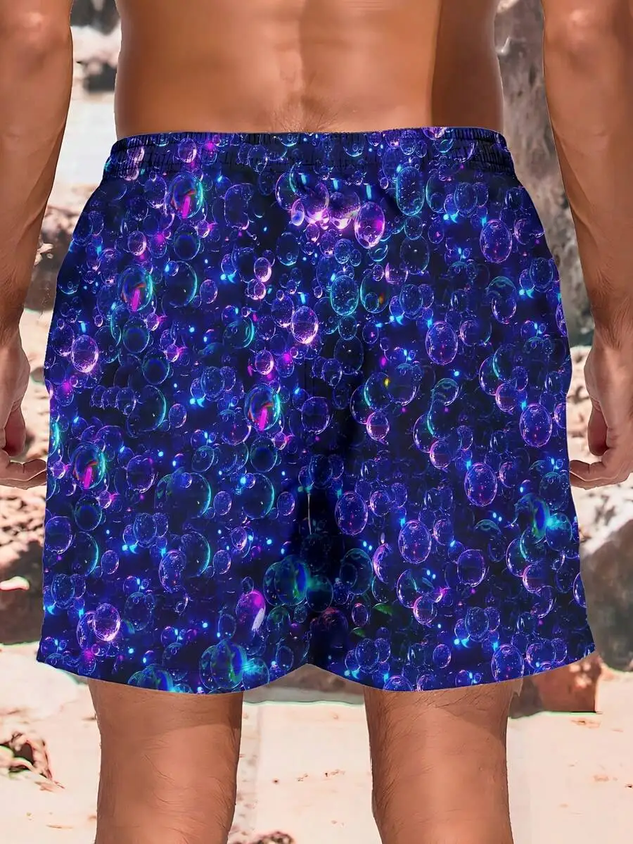 Mens Quick-Dry Swim Trunks With Bubble Print Adjustable Drawstring Waist Side Pockets Beach Pool Vacation
Mens Quick-Dry Swim Trunks With Bubble Print Adjustable Drawstring Waist Side Pockets Beach Pool Vacation