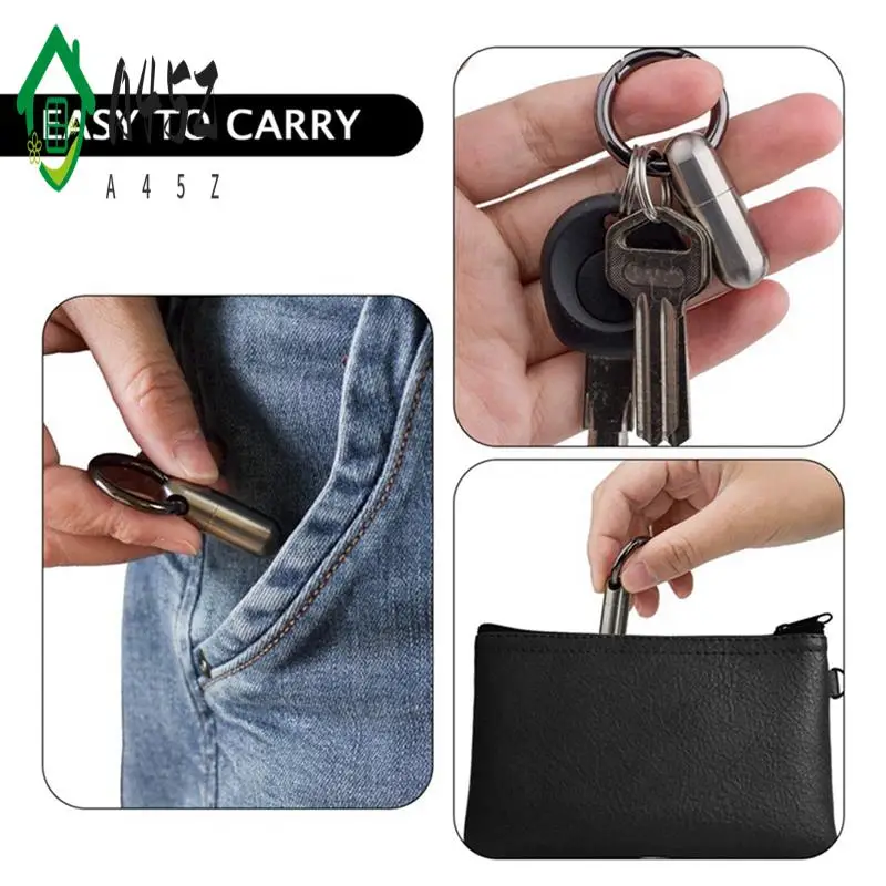 A45Z-2PCS Pill Box Keychain Waterproof Stainless Steel Pill Box Pill Bottle Cache Pill Box
A45Z-2PCS Pill Box Keychain Waterproof Stainless Steel Pill Box Pill Bottle Cache Pill Box