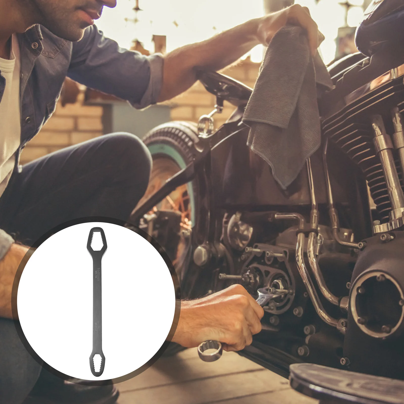 Multipurpose Spanner Double End Wrench Self-Tightening Screw Nut Tool For Auto Repair Mechanical Engineering Maintenance Stable 
Multipurpose Spanner Double End Wrench Self-Tightening Screw Nut Tool For Auto Repair Mechanical Engineering Maintenance Stable